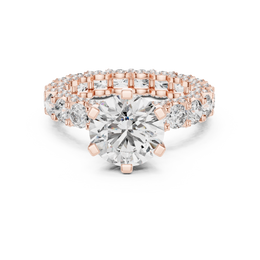 Pure Brilliance Round-Cut Diamond Ring - Seraphine Jewels
