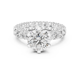 Timeless Radiance Round Cut Diamond Eternity Ring - Seraphine Jewels