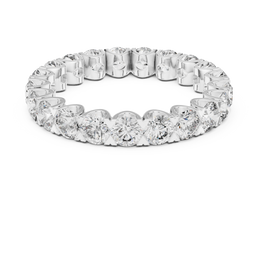 The Infinite Radiance Round Cut Eternity Band - Seraphine Jewels