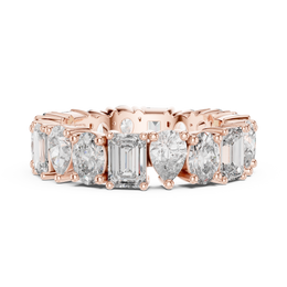 Eternal Mixed-Cut Diamond Band - Seraphine Jewels
