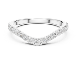V-Curve Diamond Elegance Ring - Seraphine Jewels