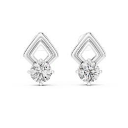 The Diamond Horizon Studs - Seraphine Jewels