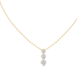 Elegant Vertical Diamond Necklace - Seraphine Jewels