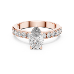 Enchanted Pear Diamond Brilliance Solitaire Engagement Ring - Seraphine Jewels