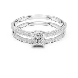 Forever Unity Ring with Round Side Ring - Seraphine Jewels