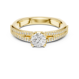 Enchanted Duo Ring & Round Soliter - Seraphine Jewels