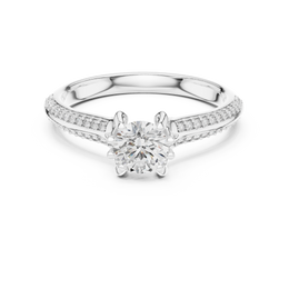Serene Spark Ring with Eight Prong - Seraphine Jewels